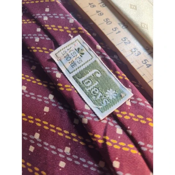 Yves Saint Laurent Ties YSL Lot Of 2 Designer Neck Ties Multi-Colored 1751 - Picture 6 of 8